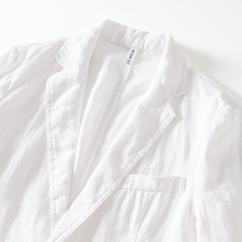 Herrens Vintage Linne Blazer