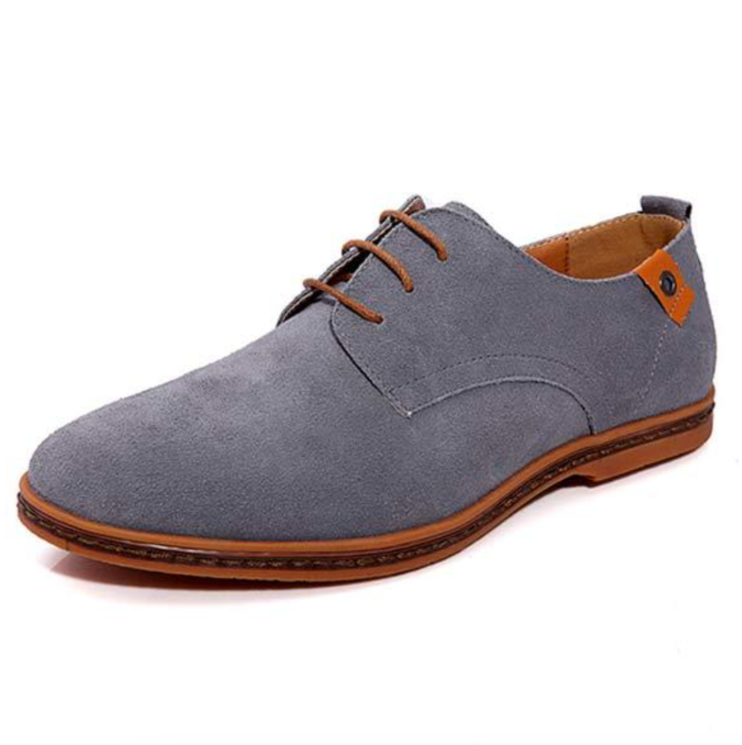 Herrmockaskor Mocka Elegant Skor