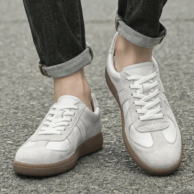 Herrskor Mocka Sneakers med Robust Yttersula för Hållbarhet