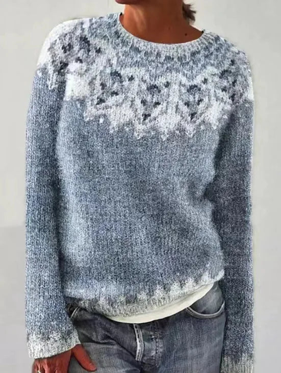 Ingrid | Klassisk Stickad Tröja