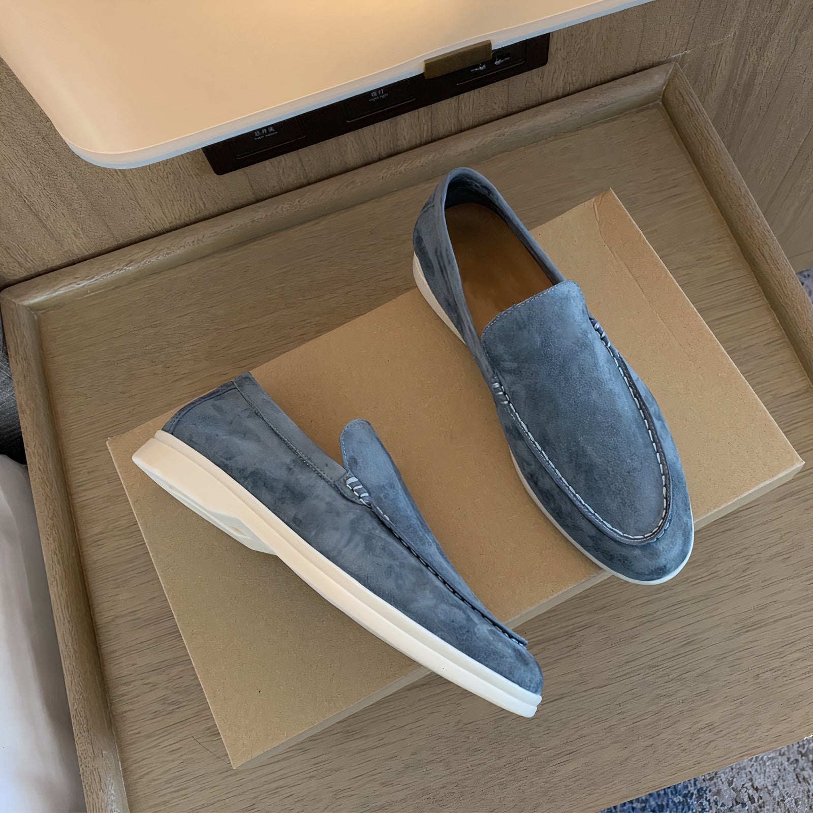 Variant image for Mäns Andningsbara Lätta Loafers-36