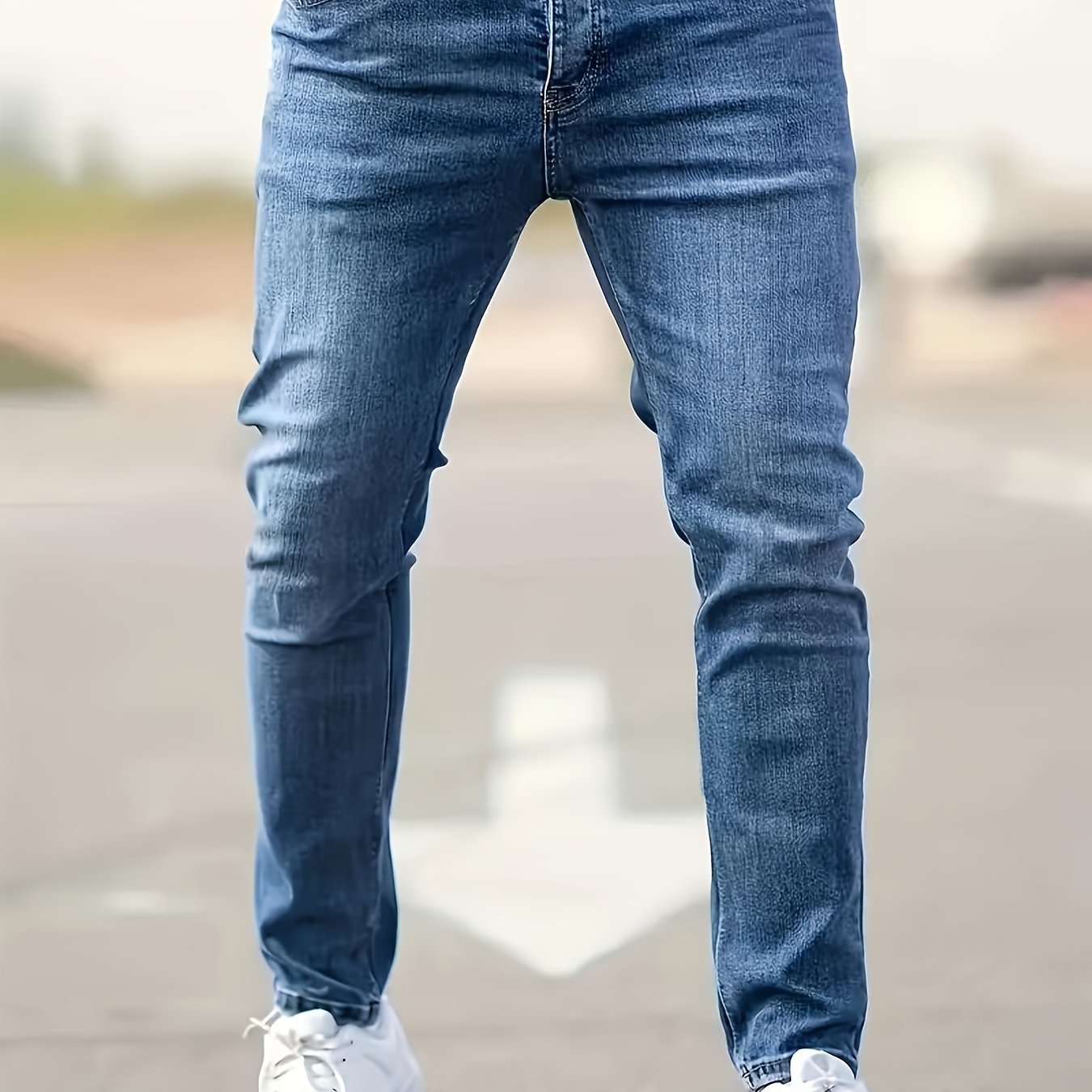 Jeans för män – Tidlös design med rak passform