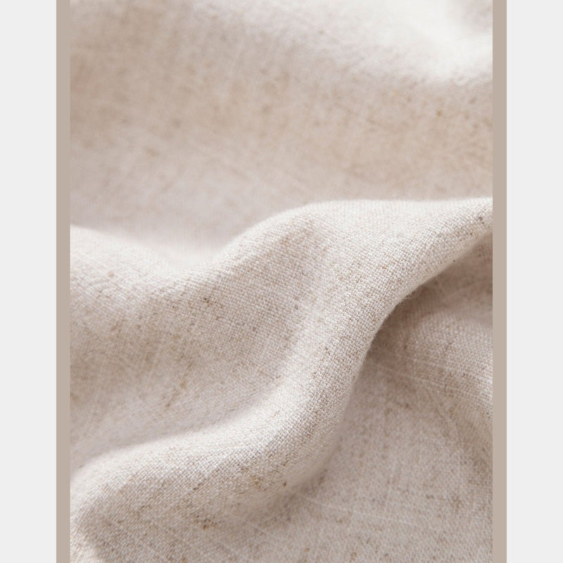 Kortärmad Linenskjorta Herr - Avslappnad Passform