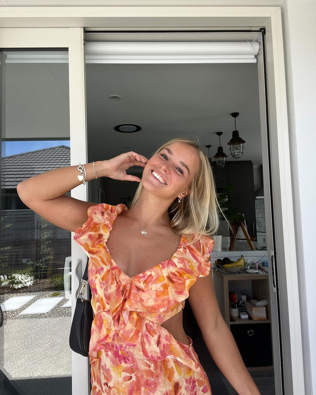Kvinna Bomull Lång Klänning Sommarklänning