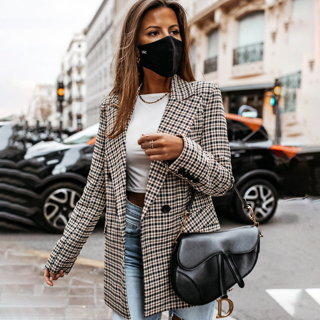Kvinnors Blazer i Naturliga Material