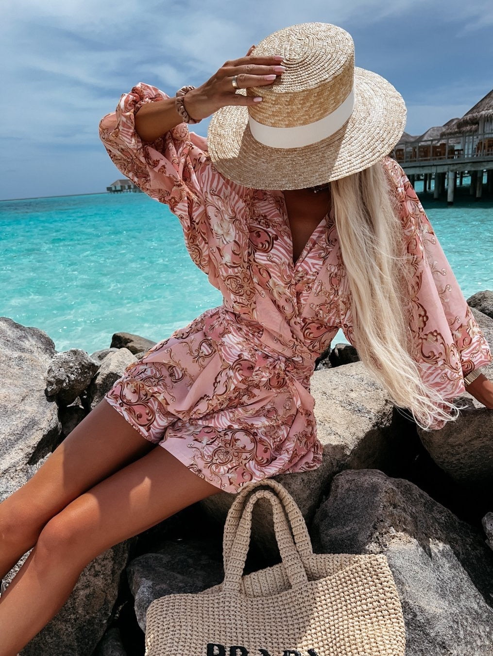 Kvinnors Lätt Jumpsuit för Strand