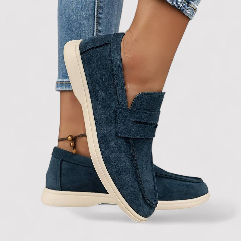 Kvinnors Mocka Loafers med Tidlös Design
