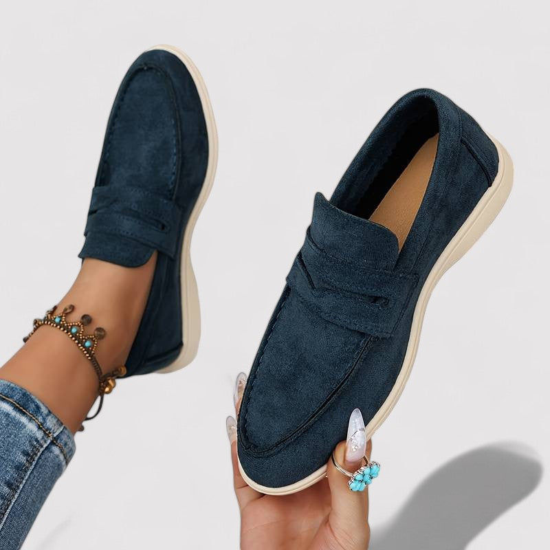 Kvinnors Mocka Loafers med Tidlös Design