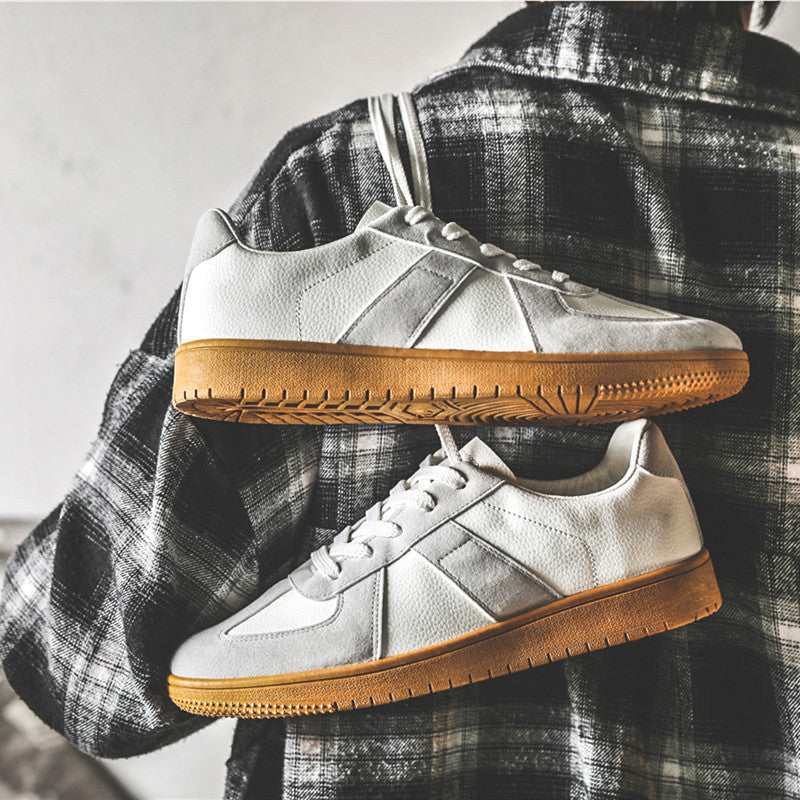 Kvinnors Sneakers i Retro Stil Högkvalitativt Material