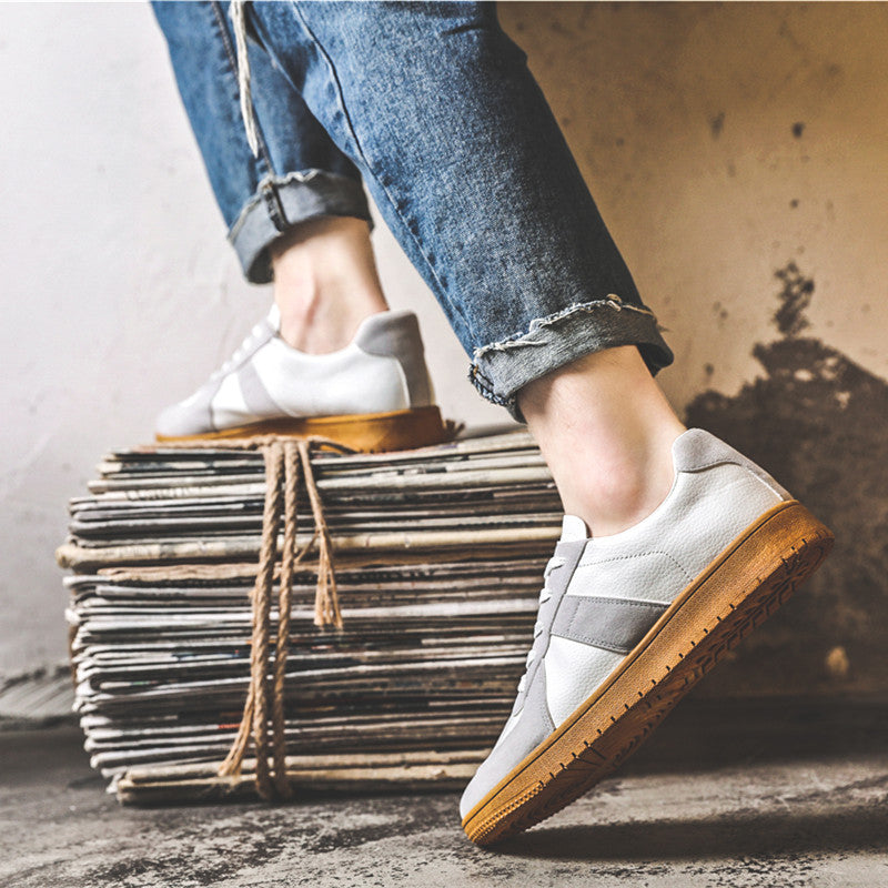 Kvinnors Sneakers i Retro Stil Högkvalitativt Material