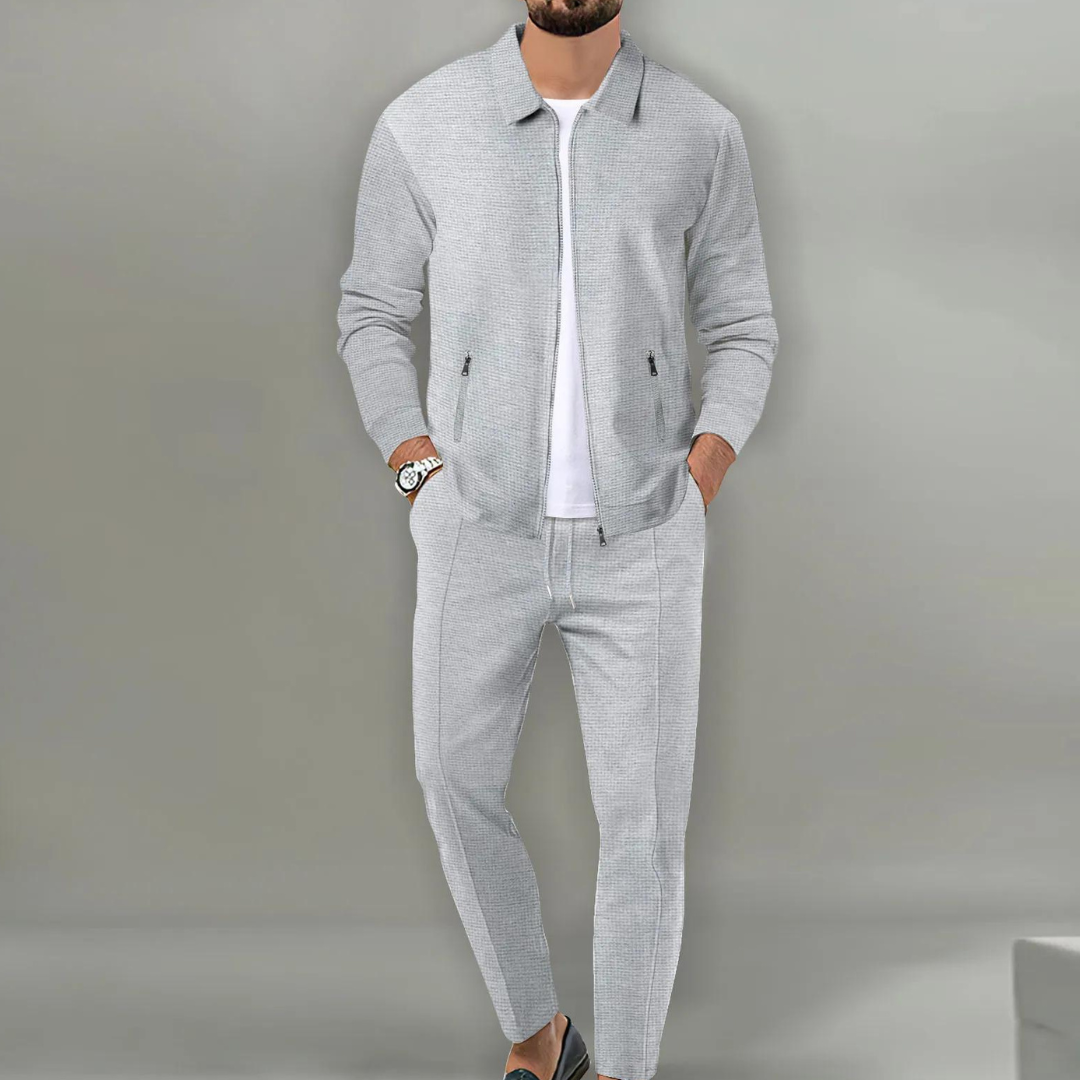 Mäns Högkvalitativ Tyg Slim-Fit Casual Set