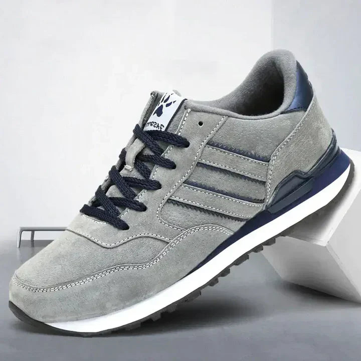 Mäns Läder Sneakers Klassisk Design