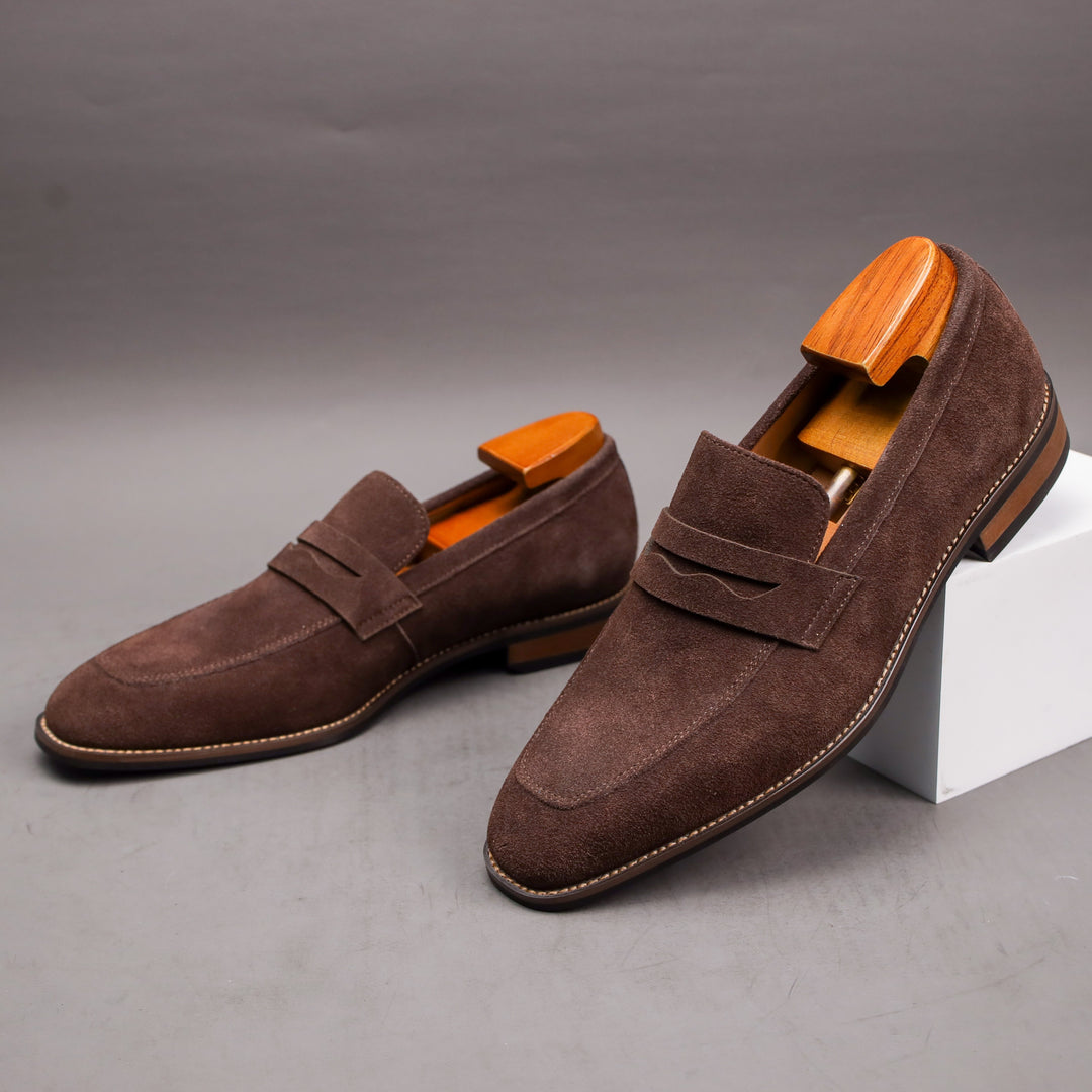 Mäns Loafers Slip-On Komfort 0