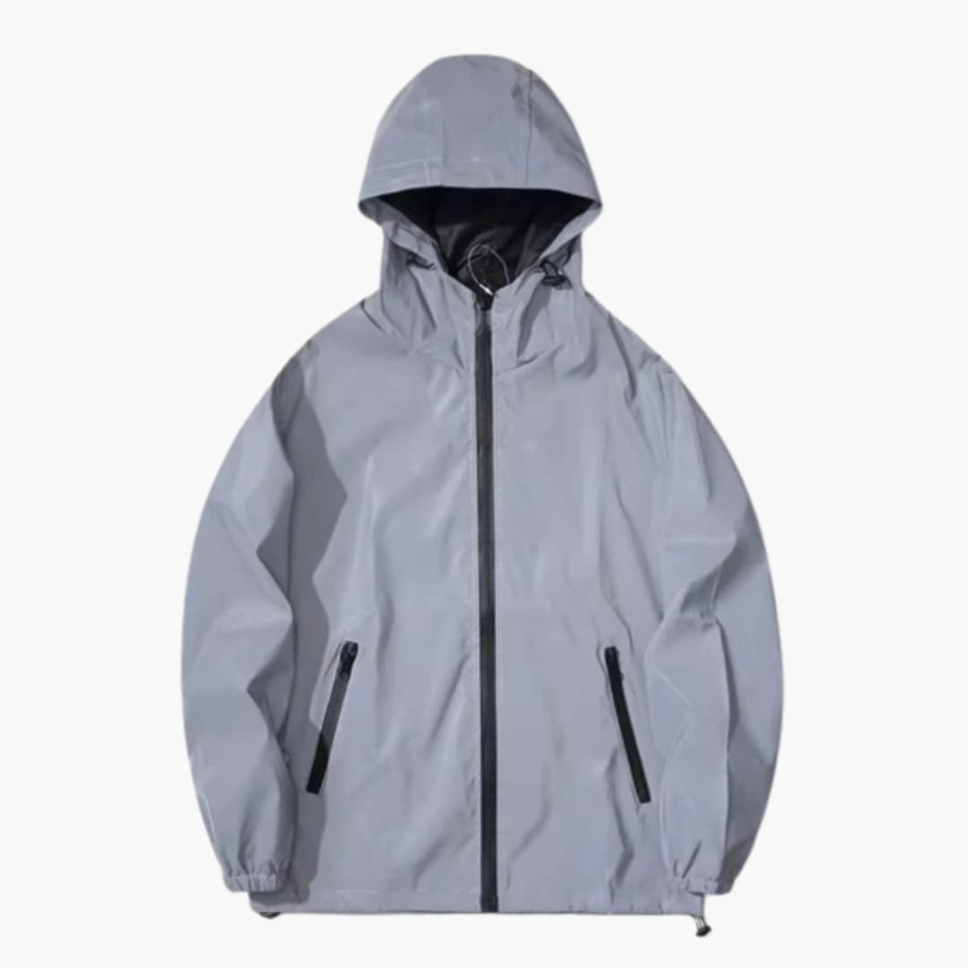 Mäns Softshelljacka med Huva och Reflekterande Detaljer 0