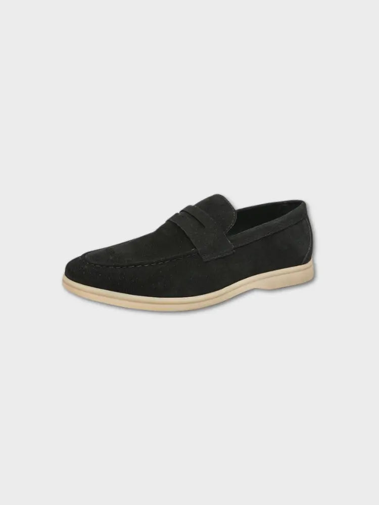 Monaco | Vintage Loafers i läder