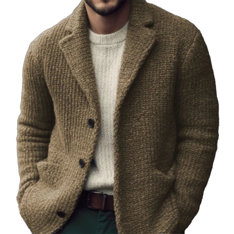 Stickad Herrcardigan - Anthoni