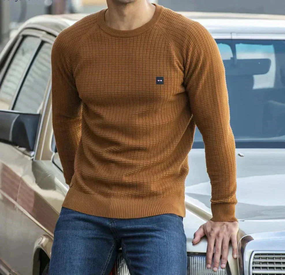 Stilfull Herrtröja | Bekvämt Stickat Design