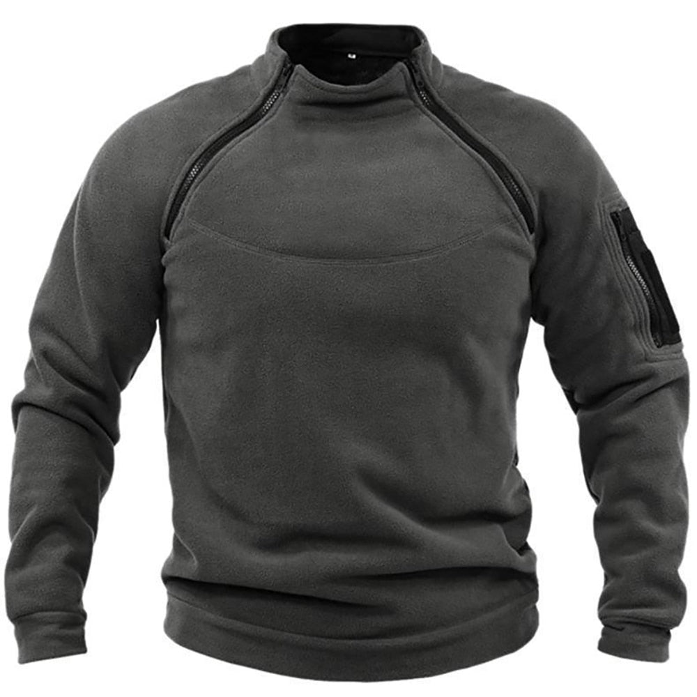 Taktisk utomhusväst med fleece för jakt