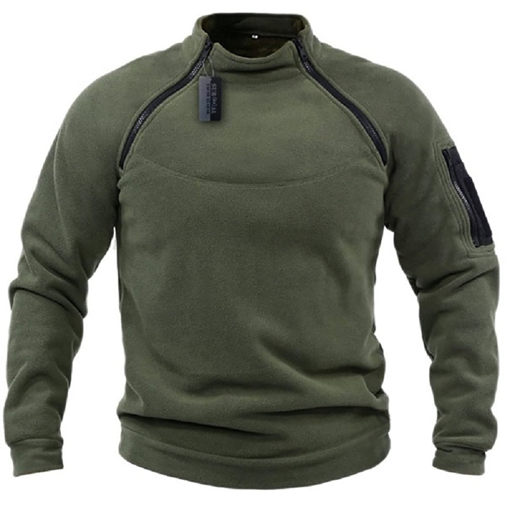 Taktisk utomhusväst med fleece för jakt