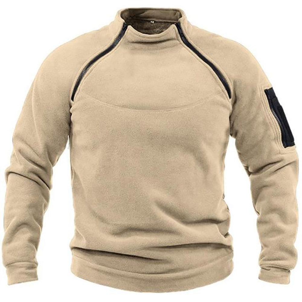 Taktisk utomhusväst med fleece för jakt