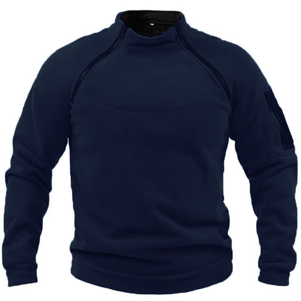 Taktisk utomhusväst med fleece för jakt