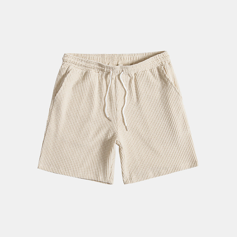 Dam Loungewear Set i Våffelstickad Design 3