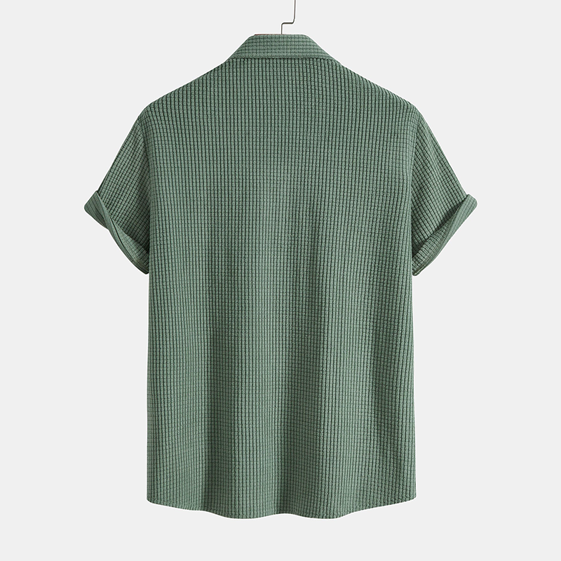 Dam Loungewear Set i Våffelstickad Design 6