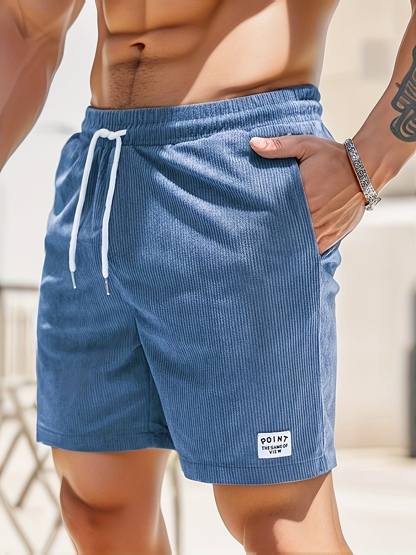 Herr Shorts Andningsbart Material för Sommar-2