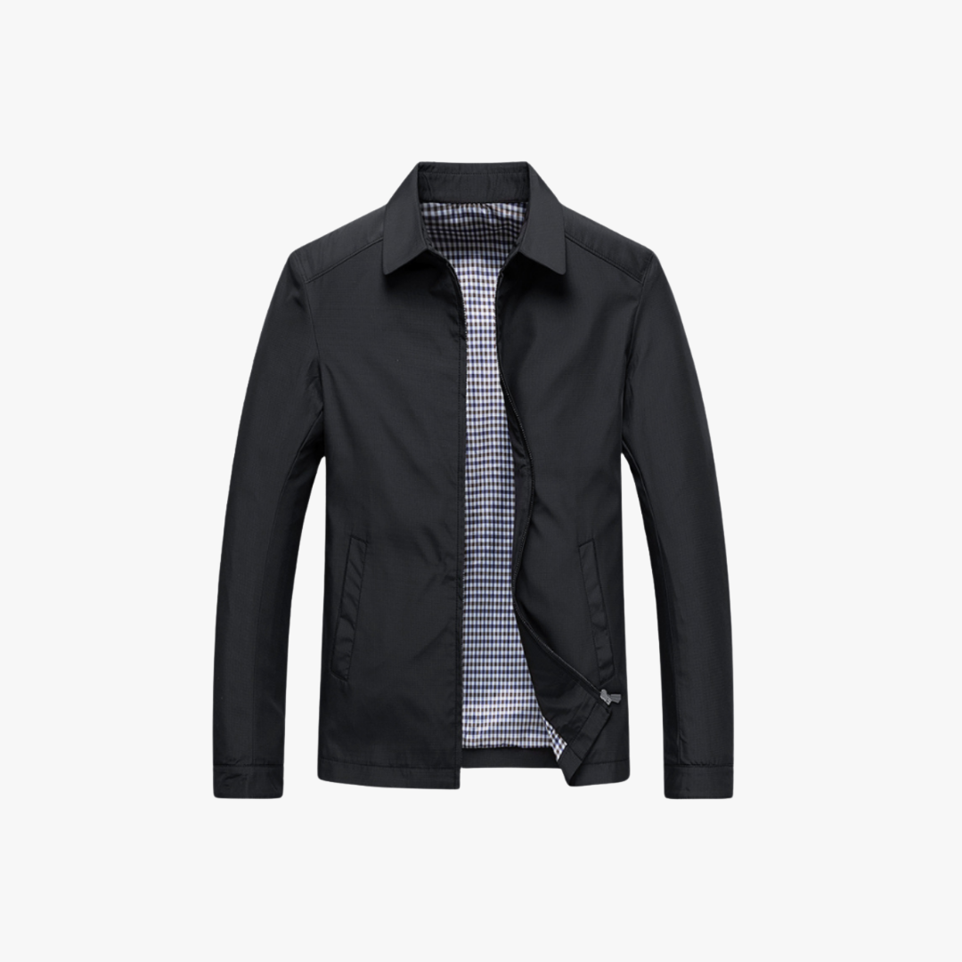 Mäns Lätt Jacka Casual Windbreaker-6