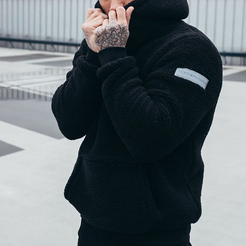 Plush Hoodie för Herr - Ludo