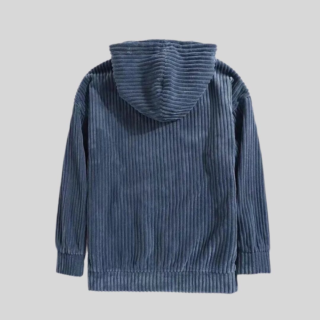 ByCastello | Ribbade huva hoodie – välj din stil