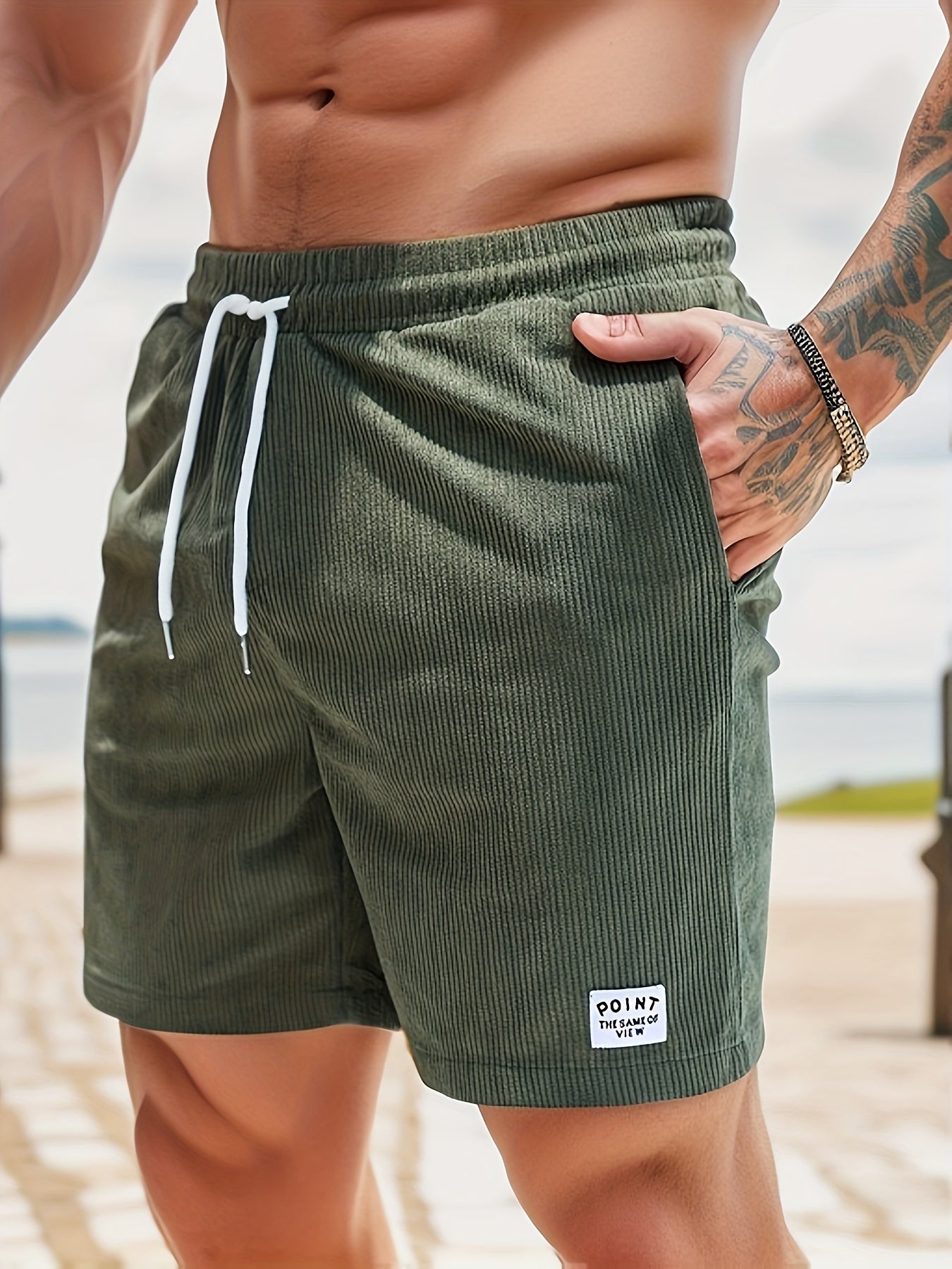 Herr Shorts Andningsbart Material för Sommar-1