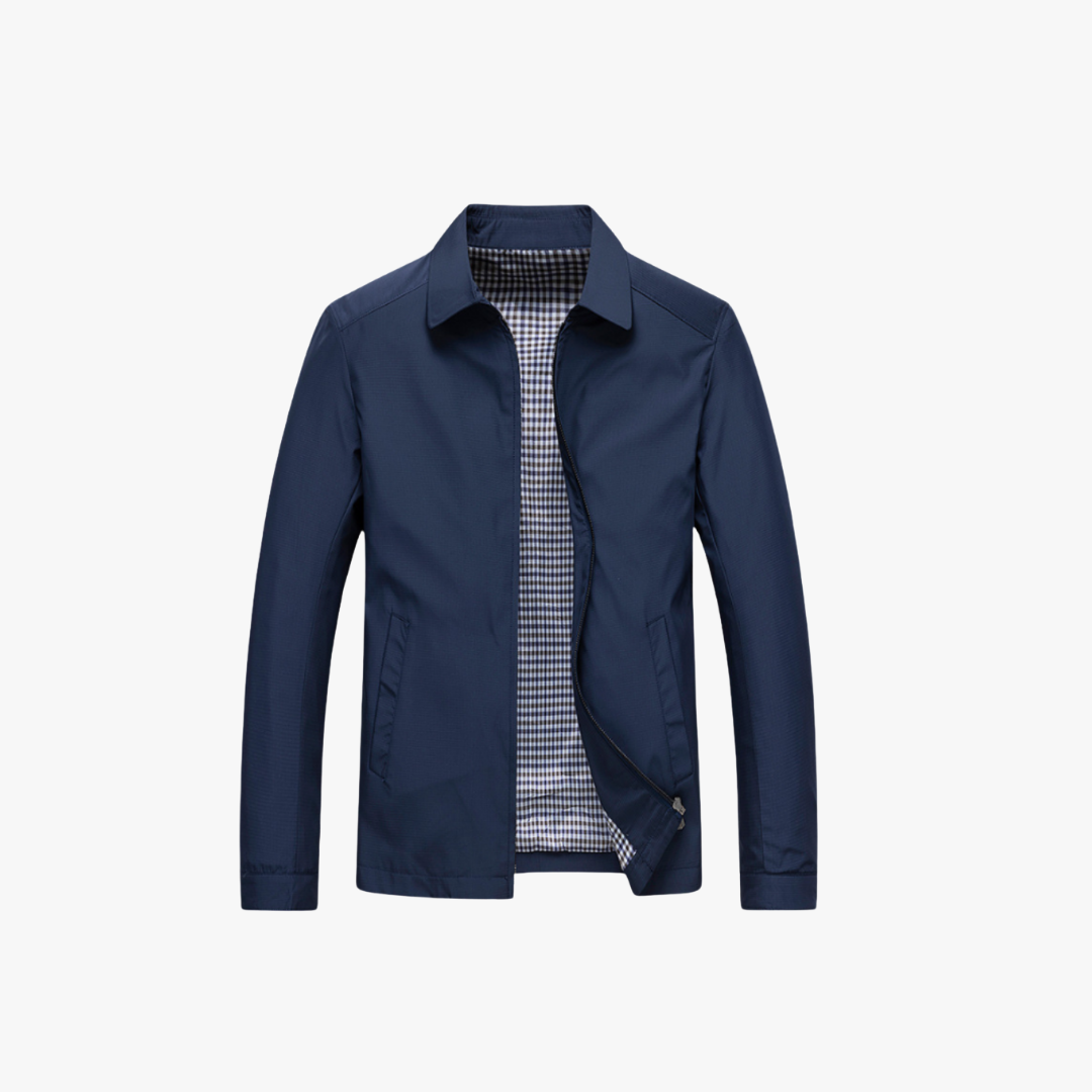 Mäns Lätt Jacka Casual Windbreaker-2