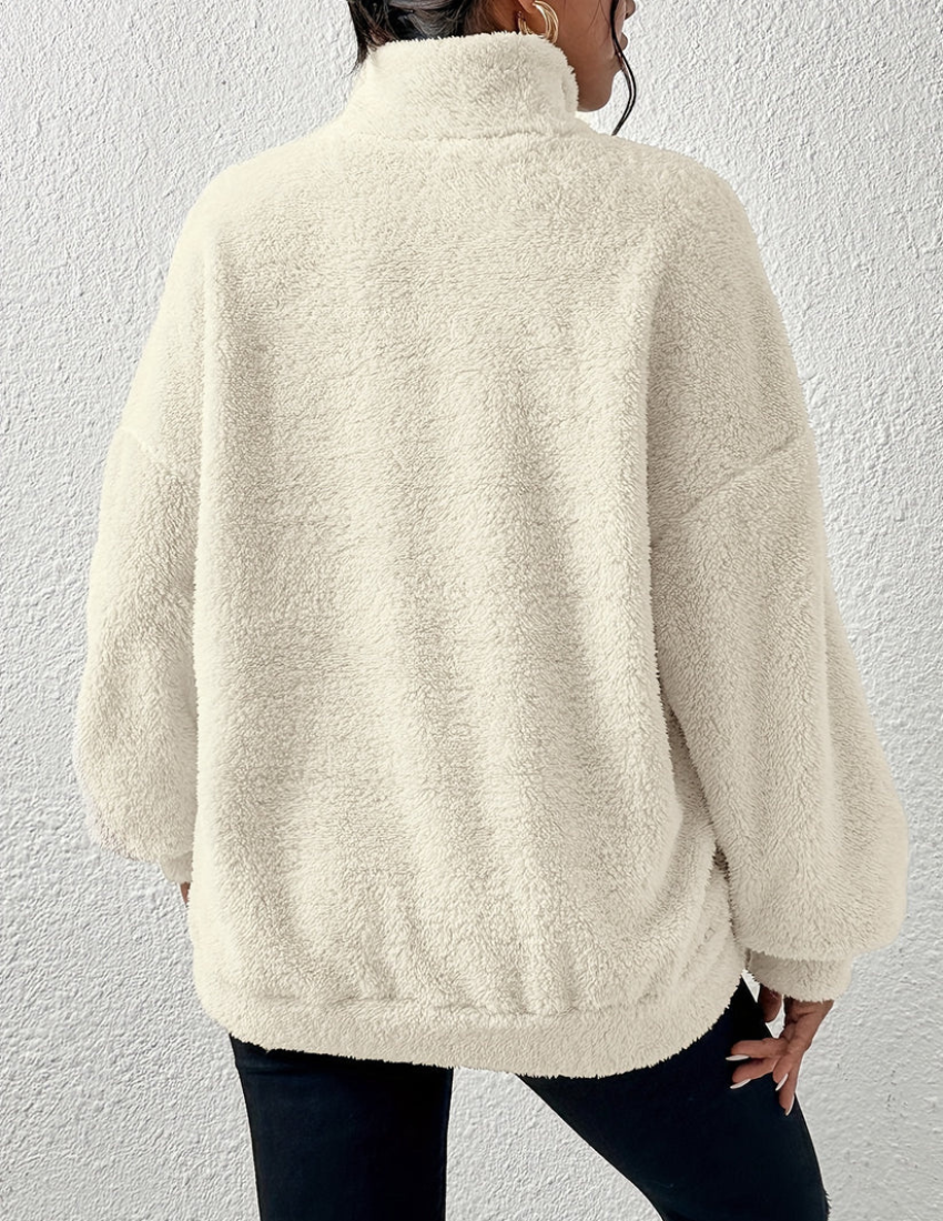 Linnea | Fluffig Fleece-tröja