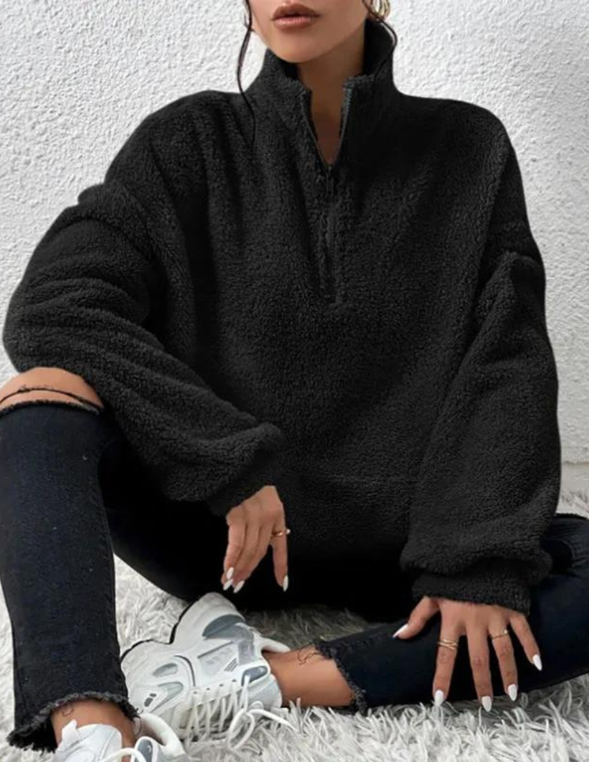 Linnea | Fluffig Fleece-tröja