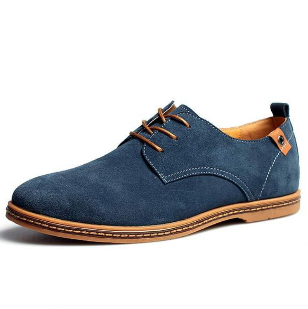 Herrmockaskor Mocka Elegant Skor-1