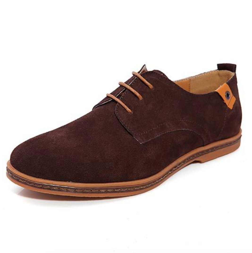 Herrmockaskor Mocka Elegant Skor-2