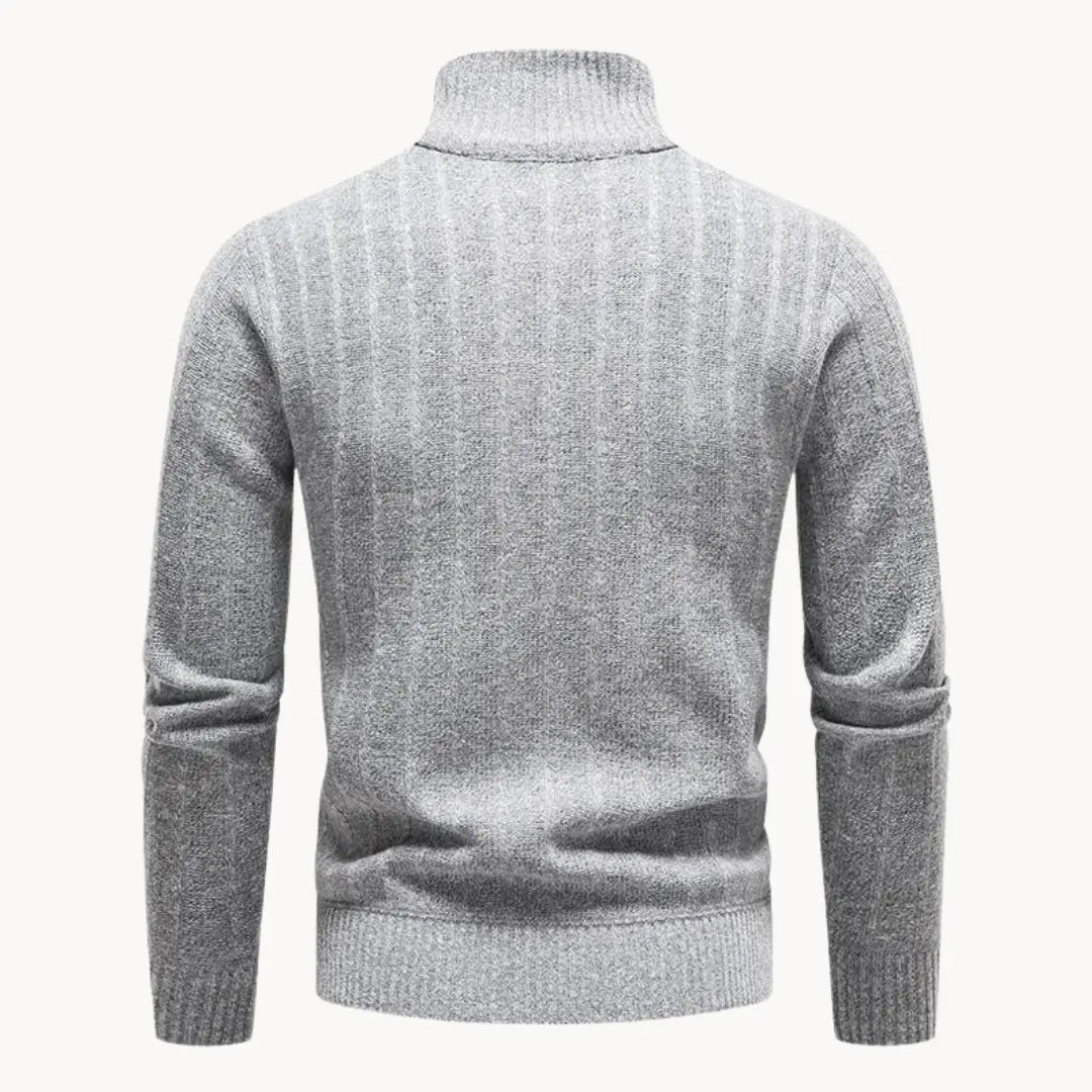 ByCastello | Kvartströja med elegant dragkedja