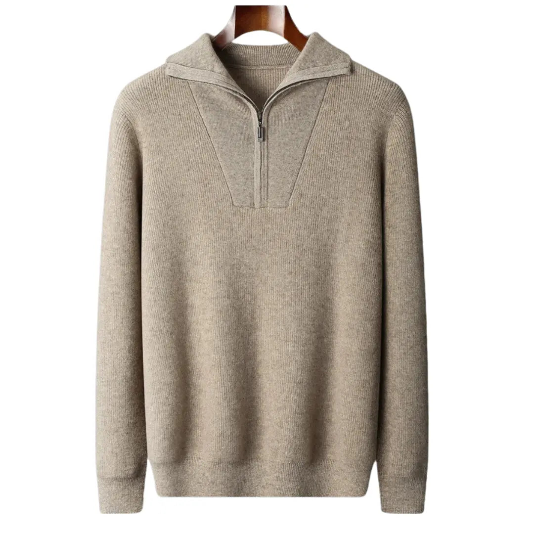 ByCastello | Lyxig tröja med halv zip