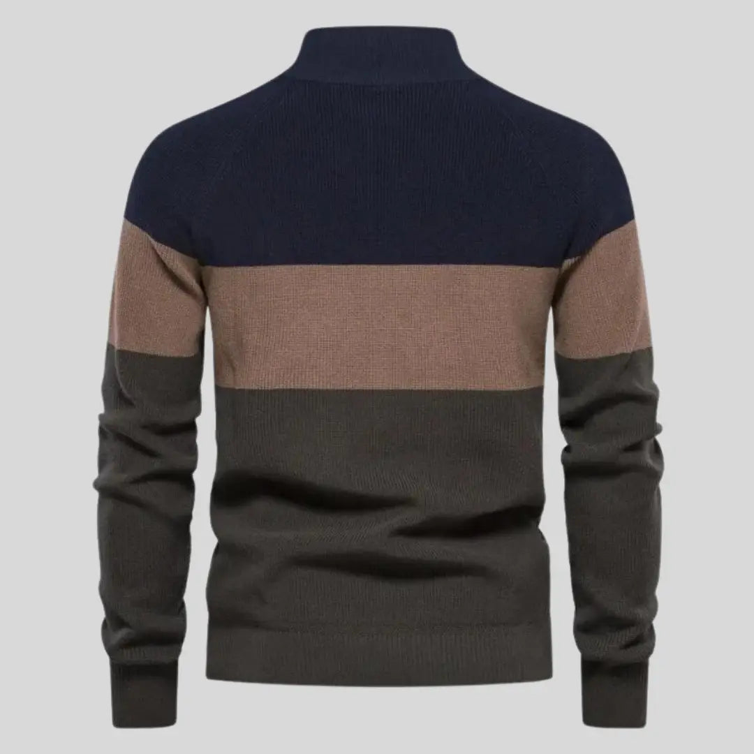 ByCastello | Tröja med patchwork-design och färger