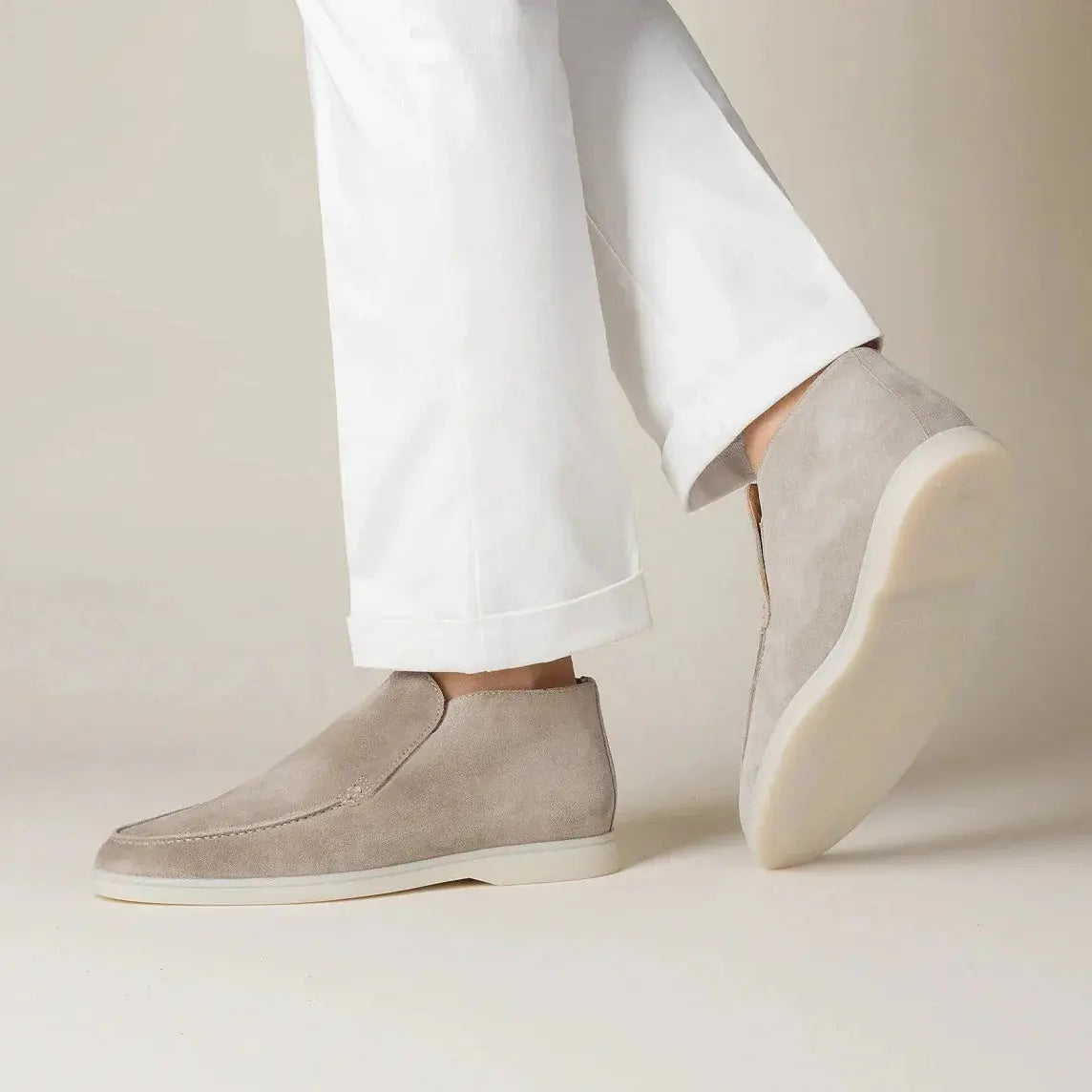 Castello | Höga loafers i mocka