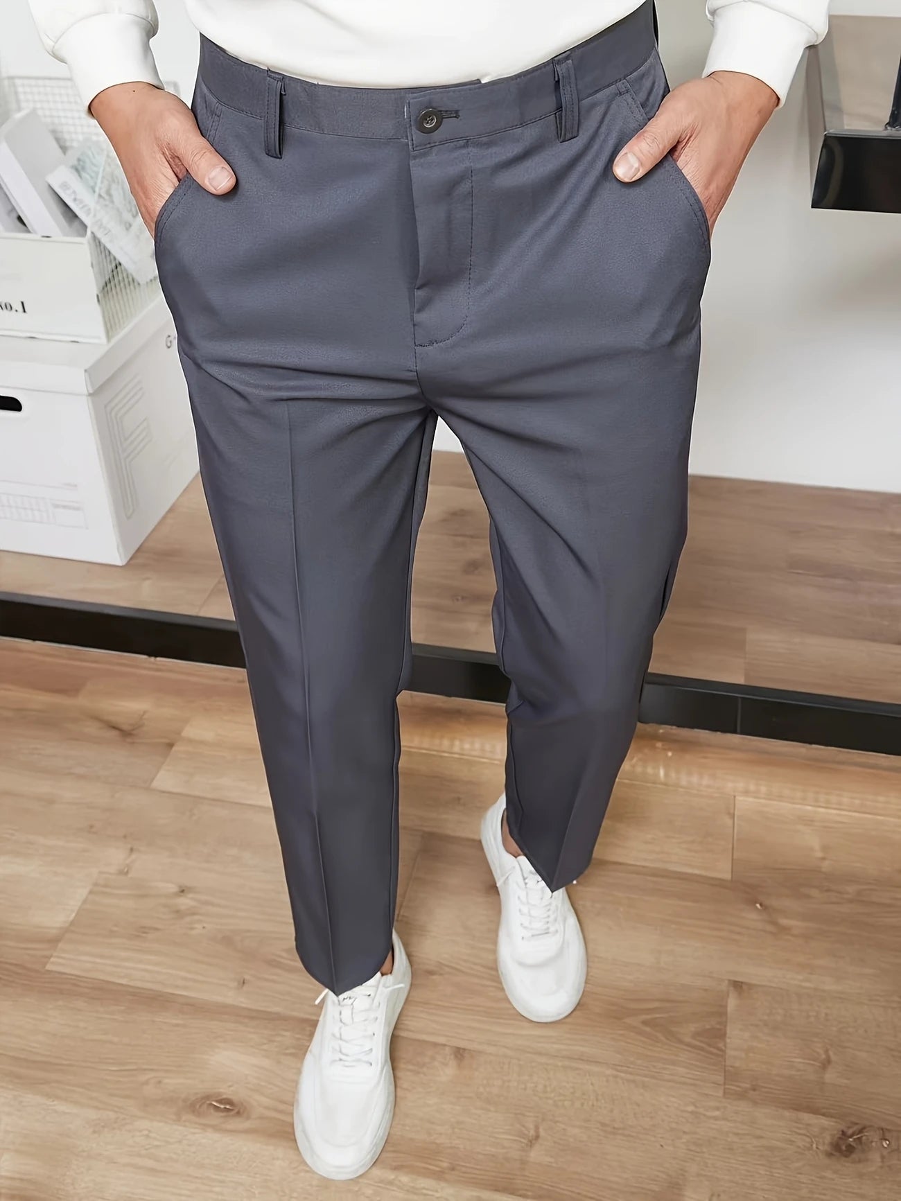 Casual Businessbyxor för Herr