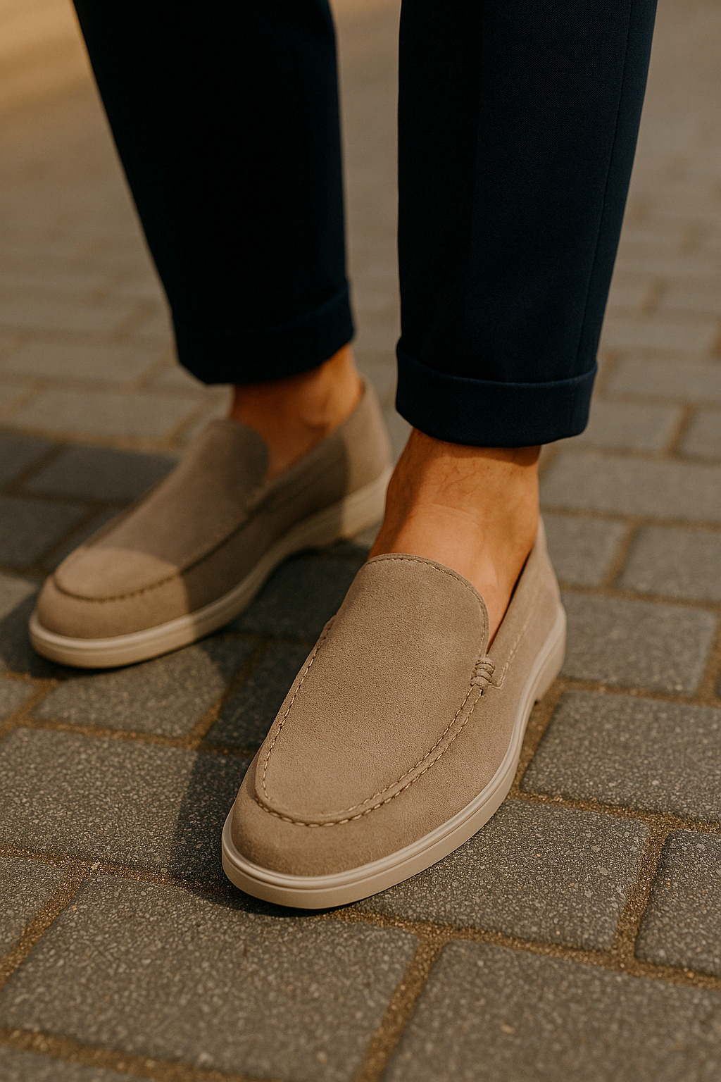 Herr Mocka Loafers - Klassisk och Bekväm Design-2