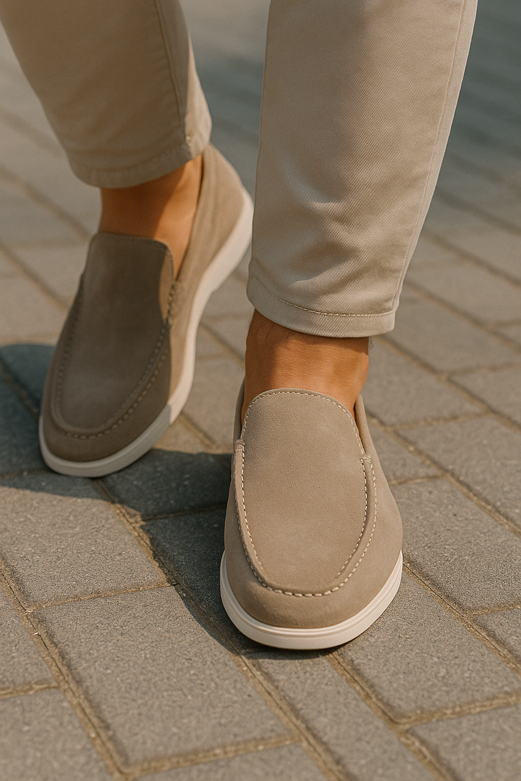Mäns Andningsbara Lätta Loafers-2
