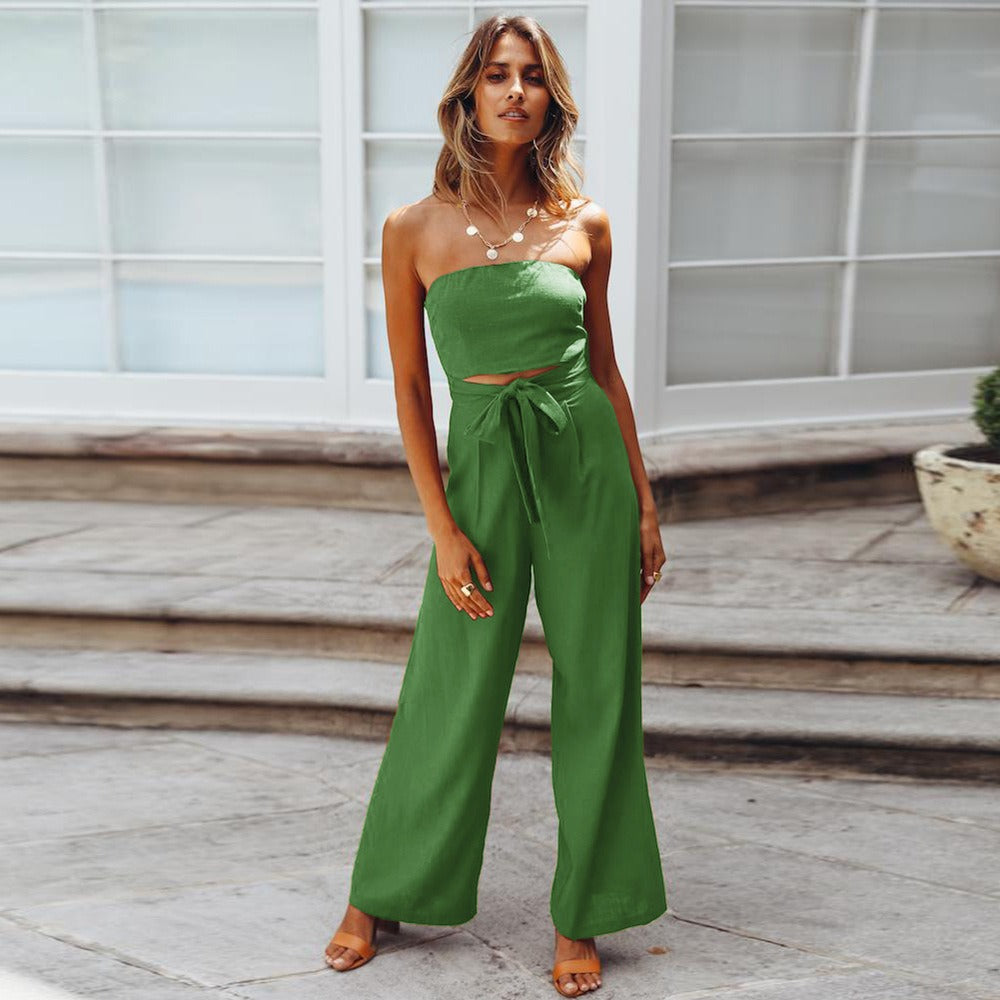 Dam Jumpsuit i Högkvalitativt Tyg