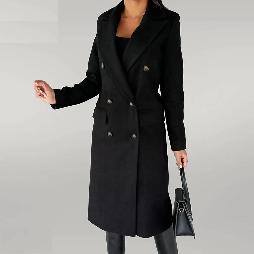 Dam Kappa i Lyxigt Material för Elegant Stil