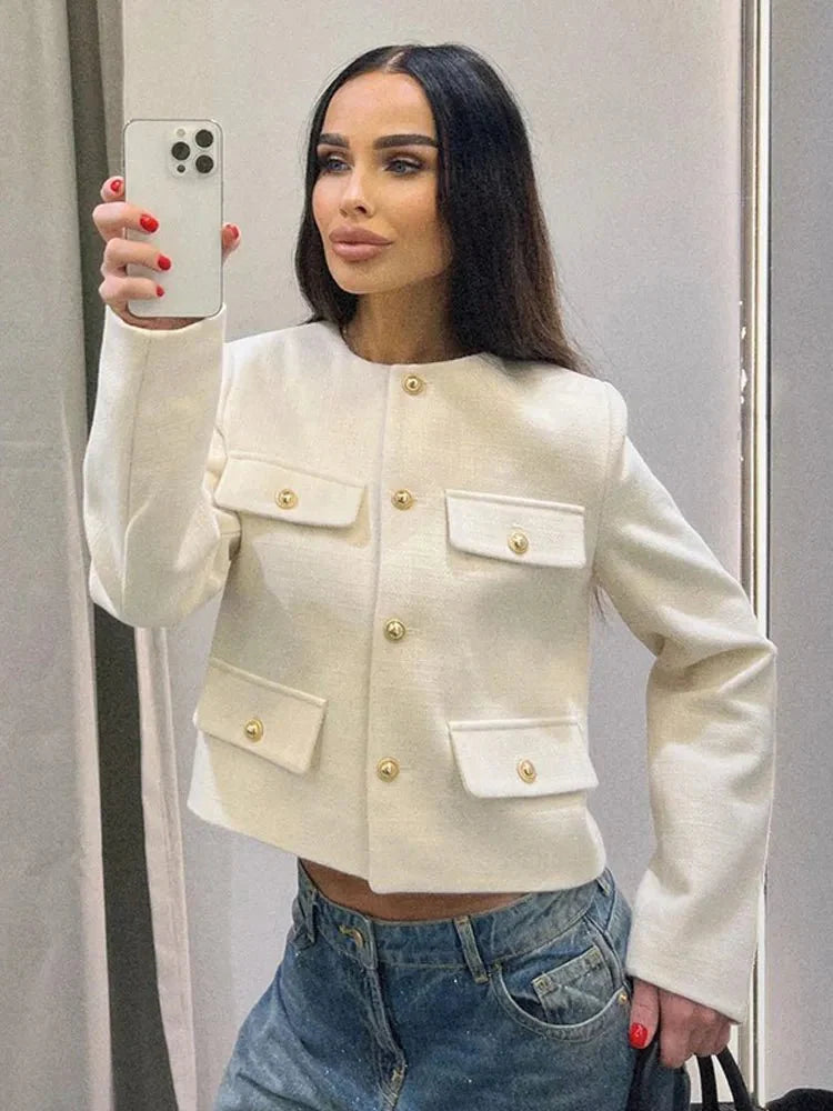 Dam Tweed Blazer Skräddarsydd