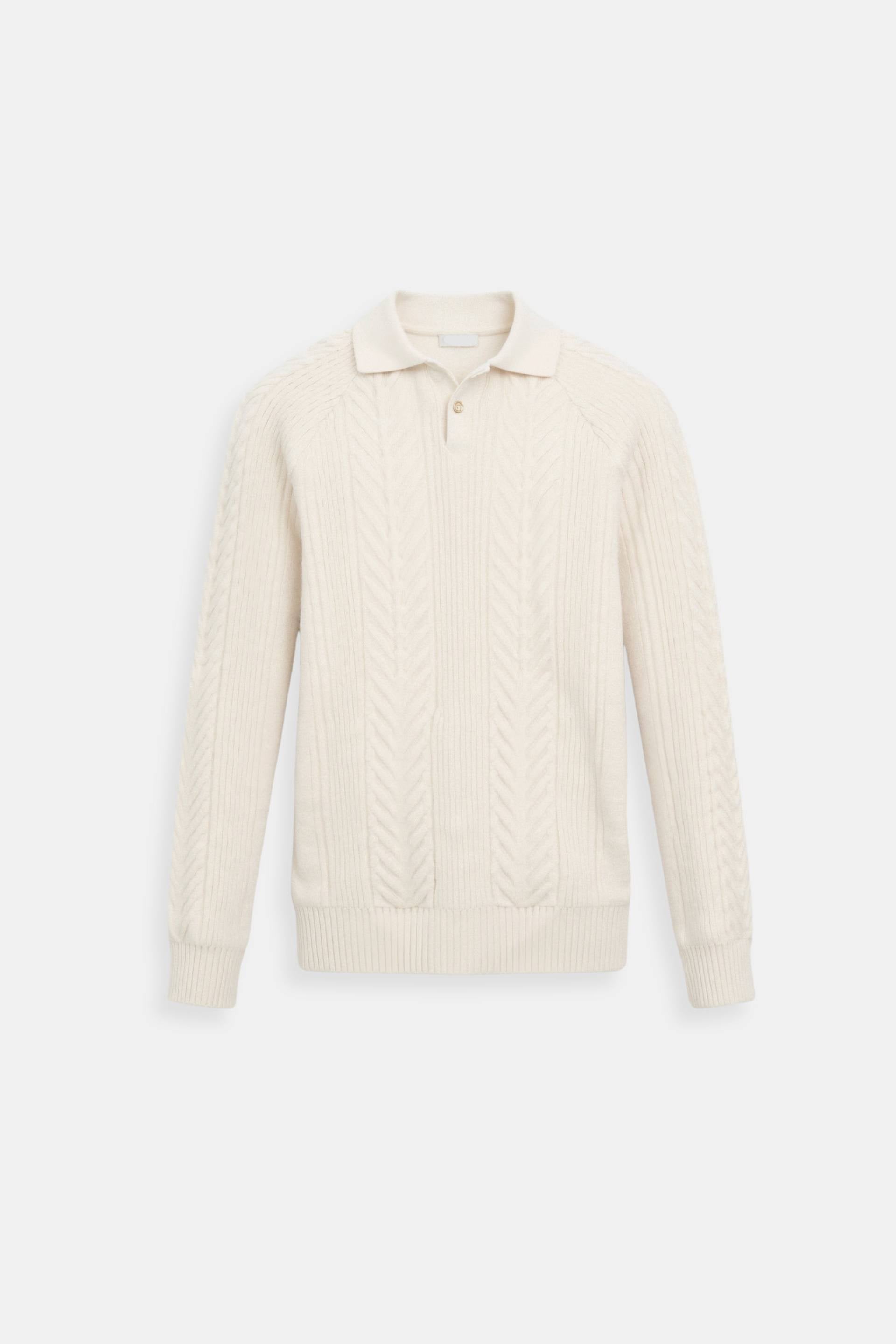 Herr Retro Tröja med Långa Ärmar i Enfärgad Design