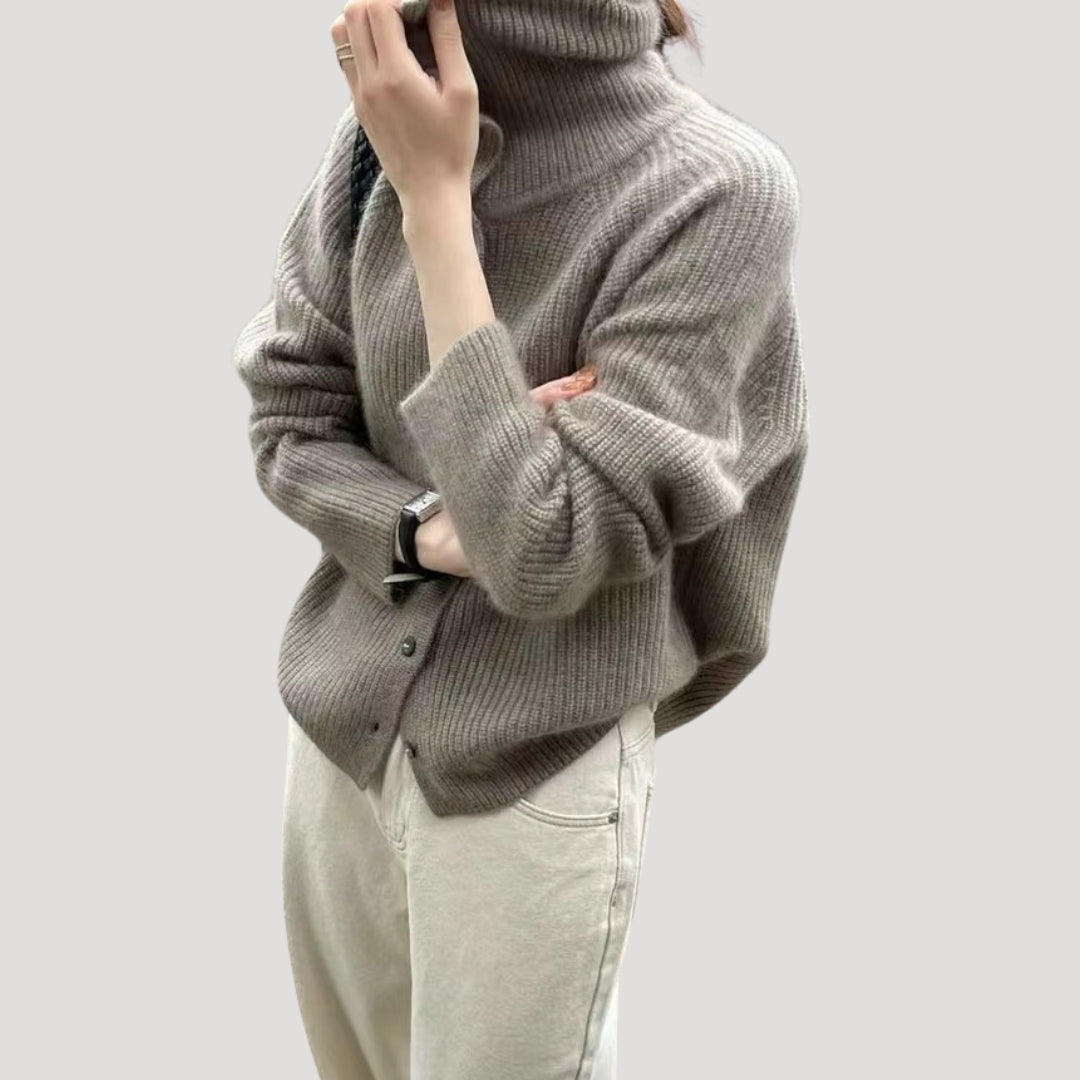 Damens Chunky Knit Cardigan 1