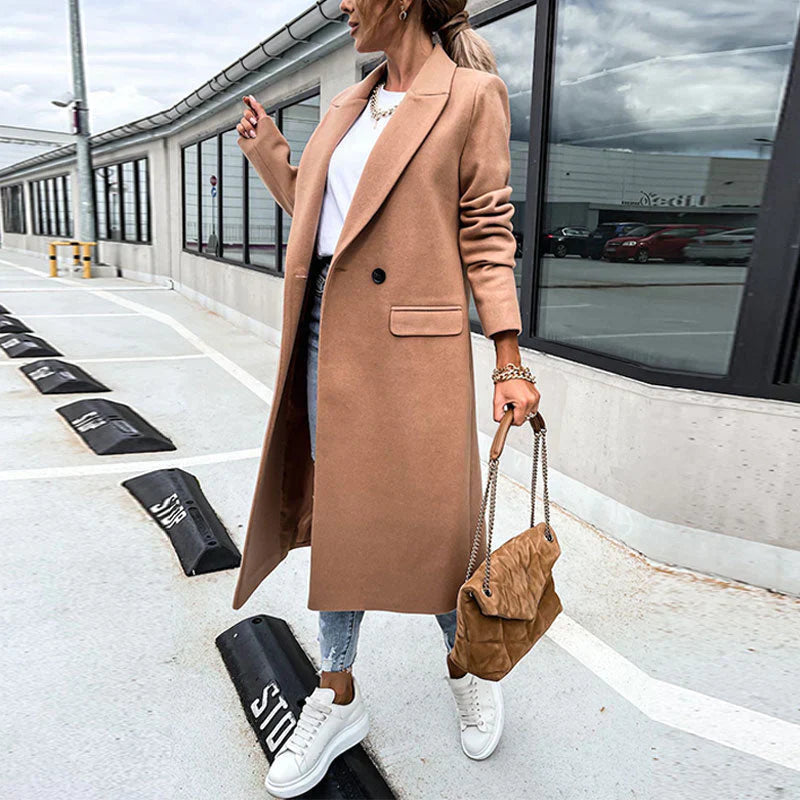 Damernas Eleganta Trenchcoat